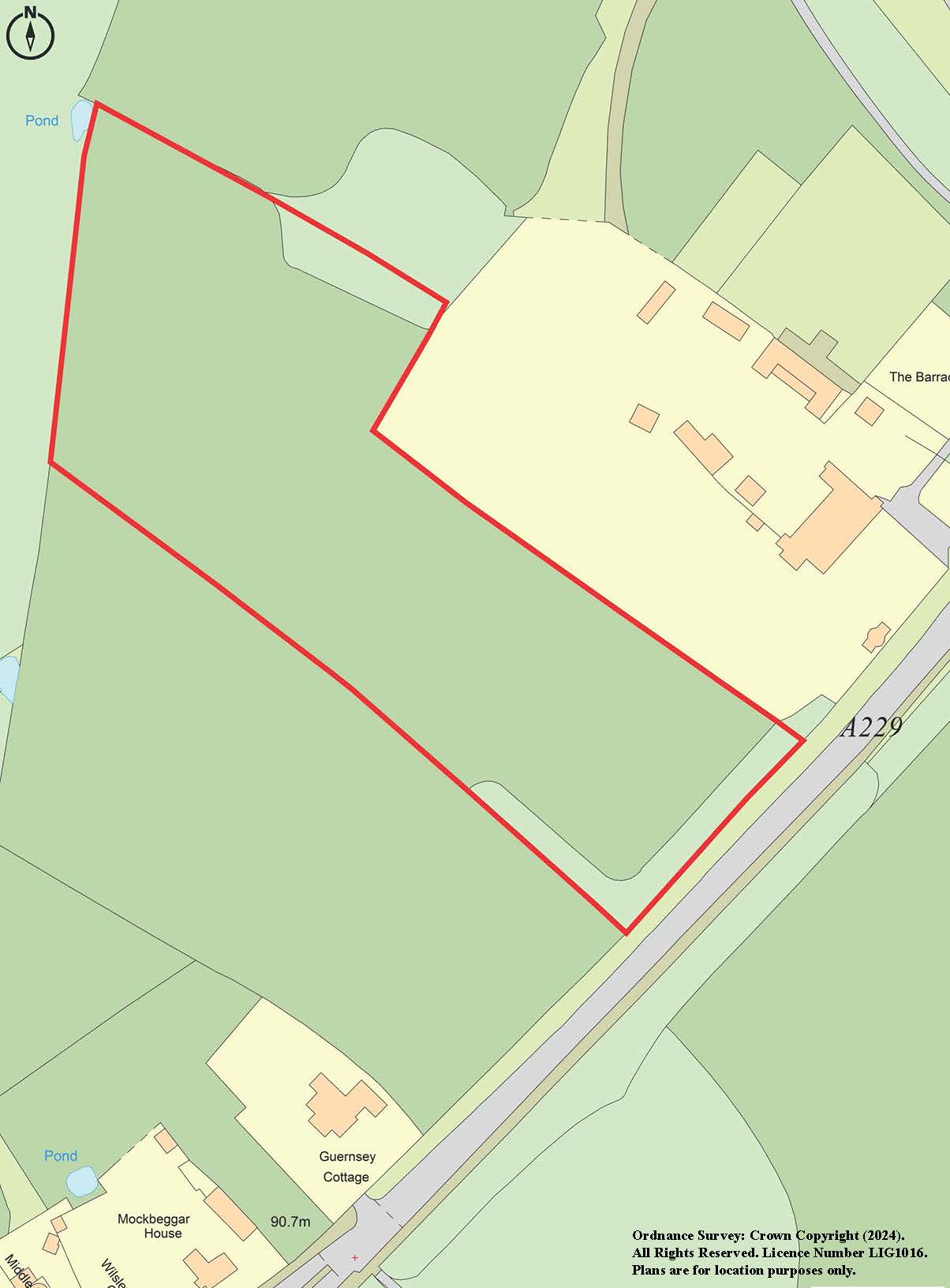 Lot: 37 - 4.57 ACRE PARCEL OF LAND WITH ROAD FRONTAGE -